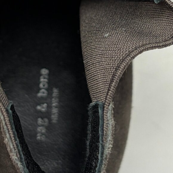 rag & bone women's Razor Chelsea boots grey suede 35 - Picture 9 of 10